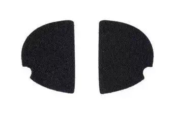 Autocollants en velcro pour les protections auditives - noir