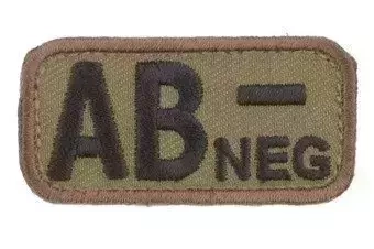 Patch Groupe sanguin : AB-NEG - forêt