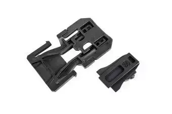 Montura RIS a réplicas para equipos MOLLE - negro