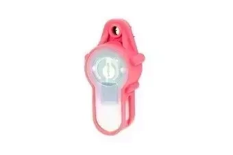 Marqueur électronique Lightbuck Pendant - rose (lumière verte)