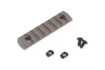 M-LOK 7 Slot Polymer Rail - Coyote Brown