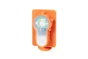 Tlačítko Lightbuck Card Elektronická značka - oranžová (zelené světlo)