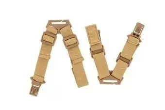 Buckle Set for Helmet Masks - Tan