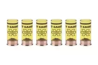 Juego de vasos tácticos 12 Gauge 20ml - amarillo