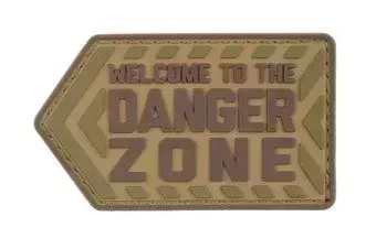 Naszywka Danger Zone PVC - Multicam