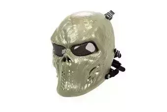 Maska skeleton terror - Foliage Green
