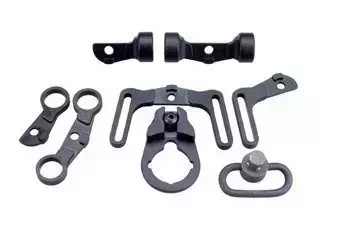 A multifunctional set of tactical sling attachment points