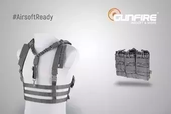 Set #AirsoftReady - chaleco + bolsa