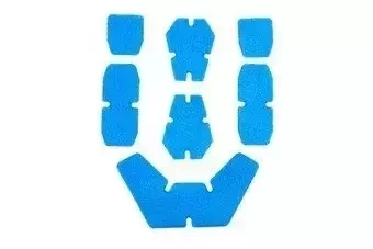 Kit de velcro para cascoy tipo CP - azul