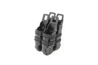 Juego de fundas FAST para cargadores 5.56 y 9mm - negro