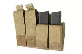 4x pistol mag pouch - khaki