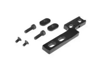 Aluminum front flashlight mount