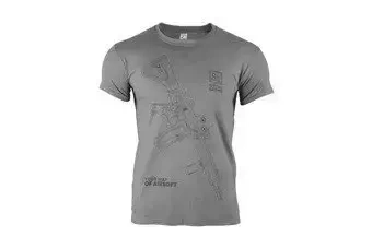 Koszulka Specna Arms - Your Way Of Airsoft 01 - szary/czarny