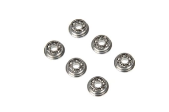 Zestaw 6 stalowych łożysk kulkowych 8mm do replik Krytac