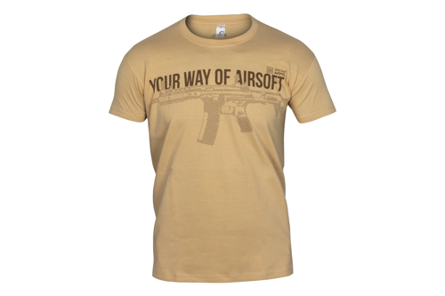 Koszulka Specna Arms - Your Way Of Airsoft 04 - Tan