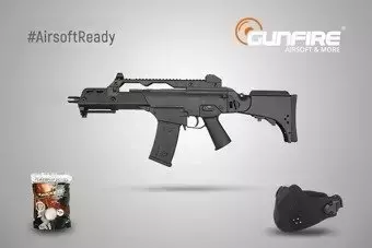 Zestaw #AirsoftReady - replika + kulki + maska