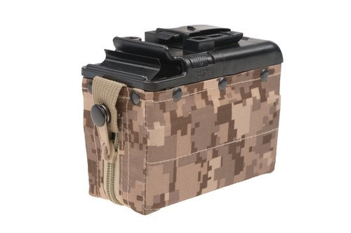 Cargador caja de 1200 bolas para réplicas tipo M249 - AOR1