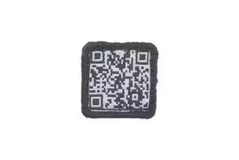 Parche Código QR - negro