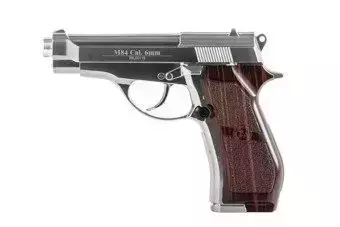 Pistola de airsoft WC-301S - plata