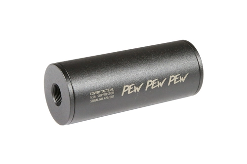 Silenciador Covert Tactical Standard 40x100mm "Pew Pew"